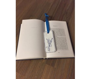 Stickserie ITH - Lesezeichen Garden Flowers Lineart